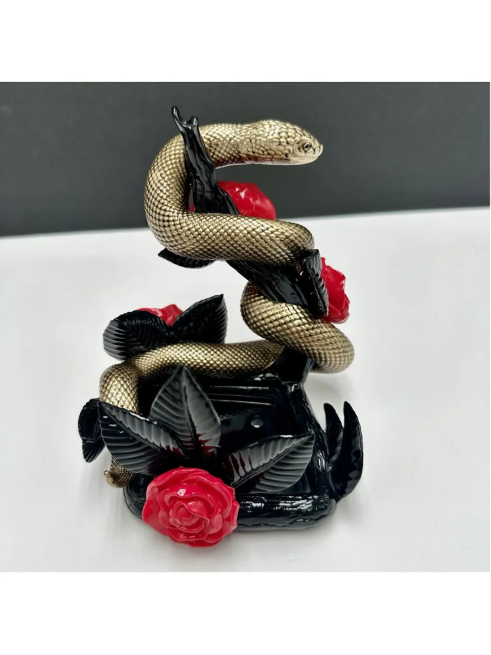 Bath And Body Works Snake And Roses Foaming Hand Soap Holder Goth Halloween